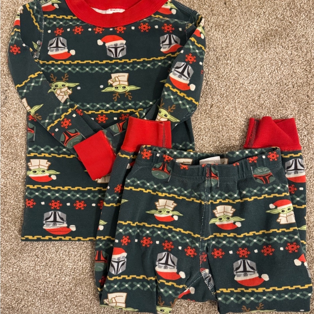 Hanna Andersson Baby Yoda Pajama Set 3T